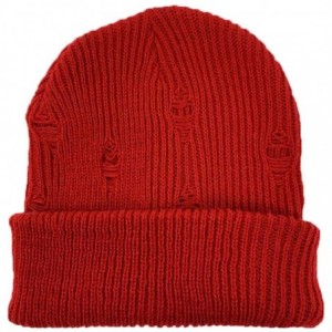 Skullies & Beanies Trendy Warm Soft Stretch Long Beanie - Ht18015red - CK18Q0ARM6C $10.24