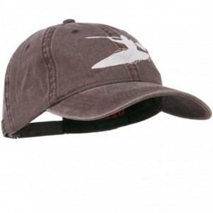 Baseball Caps Sports Kayak Embroidered Washed Dyed Cap - Brown - C111ONYWHED $20.21