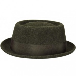 Fedoras Men- Women Jamie Litefelt Pork Pie - Green Mix - C512M36OFCJ $55.64