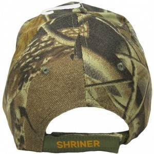 Skullies & Beanies Shriner Emblem Camo Camouflage with Shadow Embroidered Cap - CT18I4C5KWR $10.79