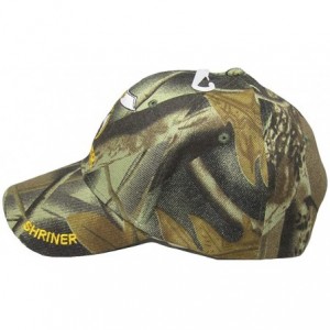 Skullies & Beanies Shriner Emblem Camo Camouflage with Shadow Embroidered Cap - CT18I4C5KWR $10.79