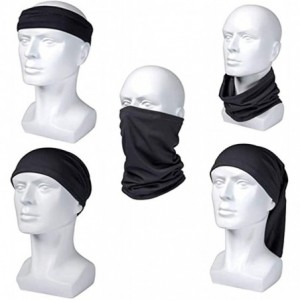 Balaclavas Protection Reusable Bandana Balaclava Fishing - Black - CW1993WSMDW $11.57