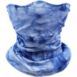 Balaclavas Balaclava Neck Gaiters Face Scarf Unisex Headwear Stretchy Bandana Dust Scarf Headbands - Blue - CG199XG5YDW $10.65