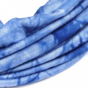 Balaclavas Balaclava Neck Gaiters Face Scarf Unisex Headwear Stretchy Bandana Dust Scarf Headbands - Blue - CG199XG5YDW $10.65