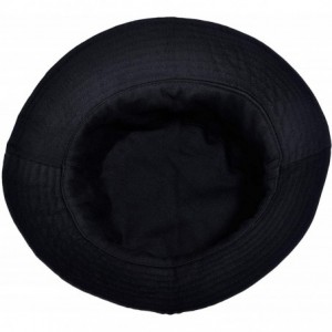 Bucket Hats Fashion Print Bucket Hat Summer Fisherman Cap for Women Men - Daisy Navy - CO19847HN8Y $31.02
