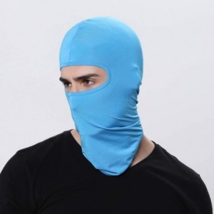 Balaclavas Protection Balaclava Breathable Moisture Wicking Blue - Blue - CU18UDI2NZT $7.05