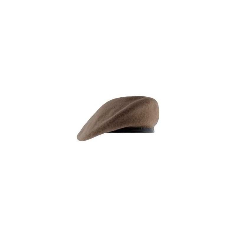 Berets Unlined Beret with Leather Sweatband (7- Ranger Tan) - CK11WV0BP2B $12.23