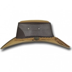 Sun Hats X-Wide Brim Cattle Suede Cooler Leather Hat - Item 2019 - Hickory - CT180ZUL6ET $58.52