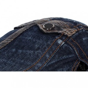 Newsboy Caps Unisex Denim Flat Ivy Gatsby Newsboy Hat Cap - J-deep Blue - C712LY090HZ $10.83