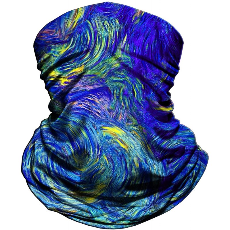 Balaclavas Bandana Gaiter Headwear Motorcycle Women - Galaxy-6p - C618ZW4HODI $18.03