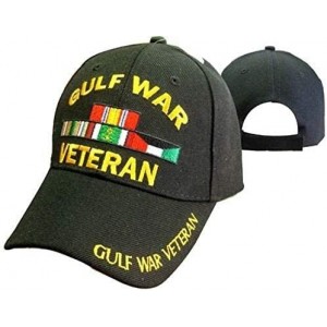 Skullies & Beanies Gulf War Veteran Vetrans Ribbon 3D Embroidered Baseball Cap Hat (Licensed) - C7187EENAO2 $8.61