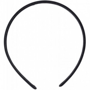 Headbands "London" Satin Headband - Black - C012OD48H7G $21.79