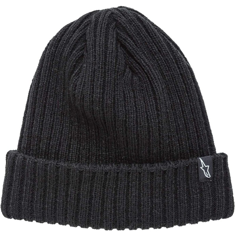 Skullies & Beanies Men's Logo Beanie - Receiving Beanie Black - CI184ZHALIQ $20.53