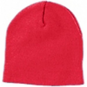 Skullies & Beanies Knit Cap (1500)- RED- OS - C1110MKNRQT $8.51