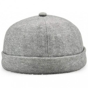 Skullies & Beanies Docker Beanie Cap Pure - Light Grey - CE18KGG0IKD $13.35