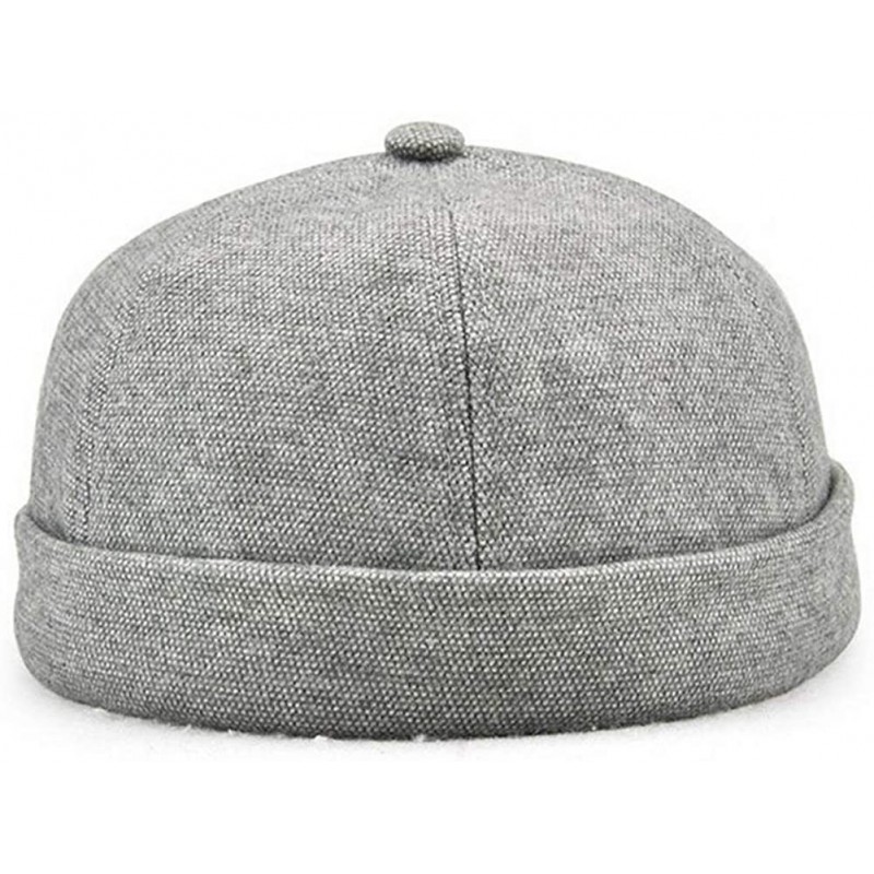 Skullies & Beanies Docker Beanie Cap Pure - Light Grey - CE18KGG0IKD $13.35