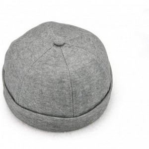 Skullies & Beanies Docker Beanie Cap Pure - Light Grey - CE18KGG0IKD $13.35