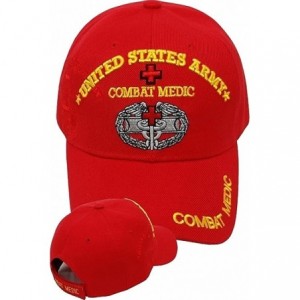 Baseball Caps United States Army Combat Medic Shadow Mens Cap [Red - Adjustable] - CV1866SIR5U $37.87