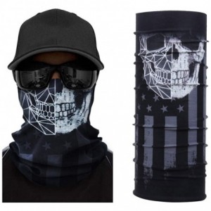 Balaclavas Bandanas Face Scarf-3D Headwear Headband Multifunctional Tube Neck Scarf Unisex - Asymmetricskull - CX198R693HG $1...