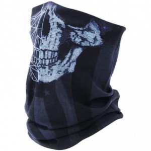 Balaclavas Bandanas Face Scarf-3D Headwear Headband Multifunctional Tube Neck Scarf Unisex - Asymmetricskull - CX198R693HG $1...