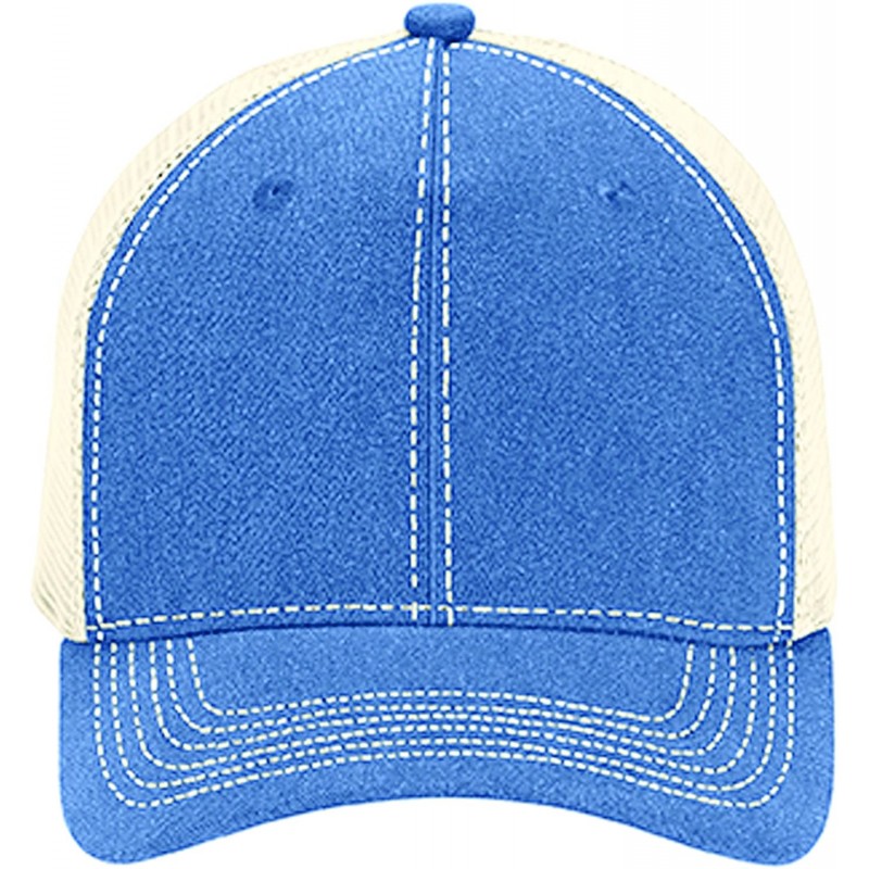 Baseball Caps Comfort Colors 105 Unstructured Trucker Cap - Washd Dnm/ Ivory - CA1827UKUW6 $12.71