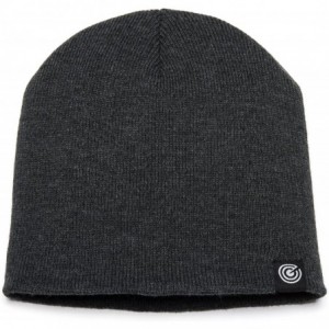 Skullies & Beanies Evony Original Beanie Cap - Soft Knit Beanie Hat - Warm and Durable - Charcoal Grey - C412OBOSS9I $10.51