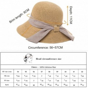 Sun Hats Womens Floppy Summer Sun Beach Straw Hat UPF50 Foldable Wide Brim 55-60cm - 00751_beige(with Face Shield) - CD199DAO...