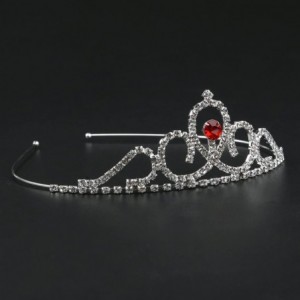 Headbands Wedding Headband Tiara Rhinestones Crystal Bridal Flower Girl Crown for Wedding Valentine's Day gift - CE12KHQWB3H ...