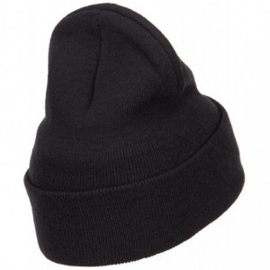 Skullies & Beanies Yosemite National Park Embroidered Long Beanie - Black - CC185OE4SHW $28.89