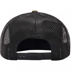 Baseball Caps Yupoong 6006 Flatbill Trucker Mesh Snapback Hat with NoSweat Hat Liner - Multicam - CH18O8D60TS $12.70