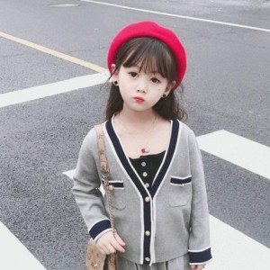 Berets Classic Wool Beret Soild Color Artist Hat for Infants and Toddlers - Red - CA185XOZ4CY $11.11
