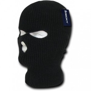 Skullies & Beanies Face Mask 3 Holes Beanie - Black - CT119BZO549 $11.60