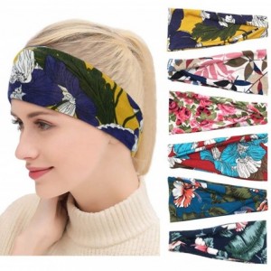 Headbands Headbands Headband Elastic Accessories - 6 Pack Printed a - CH18XSURAE7 $9.30