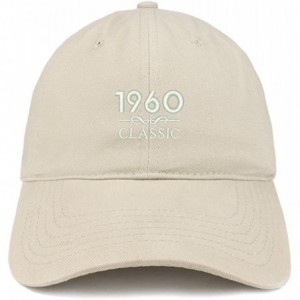 Baseball Caps Classic 1960 Embroidered Retro Soft Cotton Baseball Cap - Stone - C518D02DIG8 $16.76