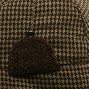 Bomber Hats Big Size Tweed Sherpa Lining Trooper Hat - Brown - CL113XWJ2RL $56.61