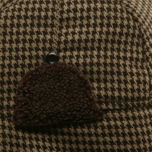 Bomber Hats Big Size Tweed Sherpa Lining Trooper Hat - Brown - CL113XWJ2RL $23.09