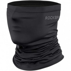 Balaclavas RockBros UPF50+ Balaclava Face Cover- Cool-Feeling Bandana Magic Scarf- Neck Gaiter Unisex - Black - CH197Y39N6Q $...