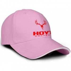 Baseball Caps Men Baseball Cap Fashion Adjustable Mesh Archery Red Dad Trucker Golf Hat - Pink - CJ18A2X2T5O $13.86