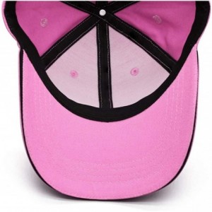 Baseball Caps Men Baseball Cap Fashion Adjustable Mesh Archery Red Dad Trucker Golf Hat - Pink - CJ18A2X2T5O $13.86