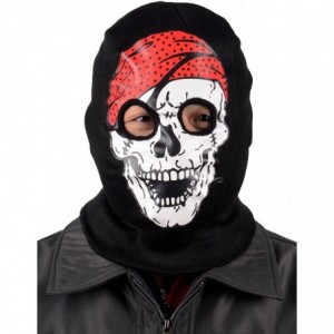 Balaclavas Men's Outdoor Sports Full-Face Balaclava Mask - Pirate Skull - CM128V7272T $16.57