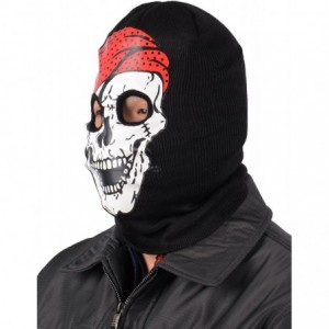 Balaclavas Men's Outdoor Sports Full-Face Balaclava Mask - Pirate Skull - CM128V7272T $16.57