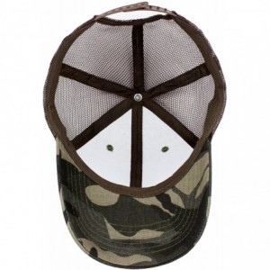 Baseball Caps Baseball Cap Mesh Visor Trucker Hats Adjustable Plain Cap Polo Style Low Profile - Camouflage B - C2184HAAZK2 $...