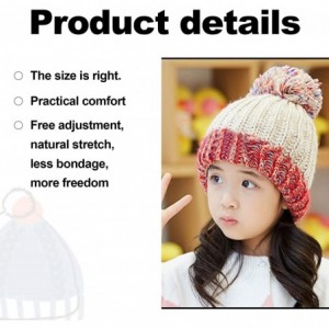 Skullies & Beanies Women Winter Knit Beanie- Thickened Windproof Hat- Warm Lining Trendy Warm Cap - Navy Blue - CR18AUSLZL2 $...