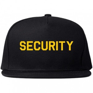 Baseball Caps Event Security Uniform Mens Snapback Hat Cap - CX195G495A5 $16.16