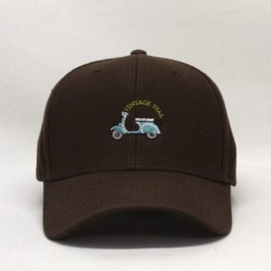 Baseball Caps Premium Plain Wool Blend Adjustable Snapback Hats Baseball Caps - Sc Brown - CA12MWZNQJ2 $13.05