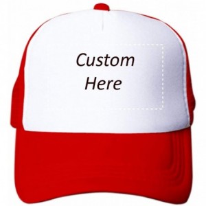 Baseball Caps Custom Hat- Customize Your Own Text Photos Logo Adjustable Back Baseball Cap for Men Women - C318LGAOCIM $9.42