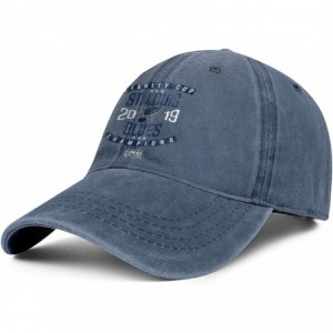 Baseball Caps Denim Baseball Hats Unisex Men's Classic Adjustable Mesh Captain Flat Cap - Blue-14 - CJ18U8UNEE0 $18.84