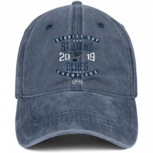 Baseball Caps Denim Baseball Hats Unisex Men's Classic Adjustable Mesh Captain Flat Cap - Blue-14 - CJ18U8UNEE0 $18.84