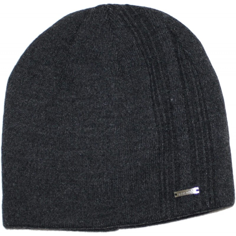 Skullies & Beanies Classic 100% Acrylic Skull Cap - Charcoal Grey - CY12O2HC1US $9.63