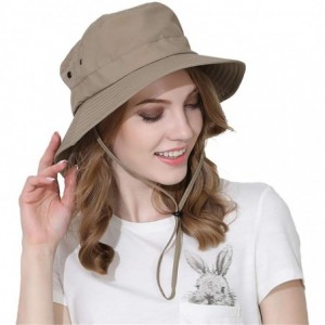 Sun Hats Unisex Outdoor Lightweight Breathable Waterproof Bucket Wide Brim Hat - UPF 50+ Sun Protection Sun Hats Shade - CG18...